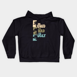 The good, the bad and the ugly - Spaghetti Western by Sergio Leone Kids Hoodie